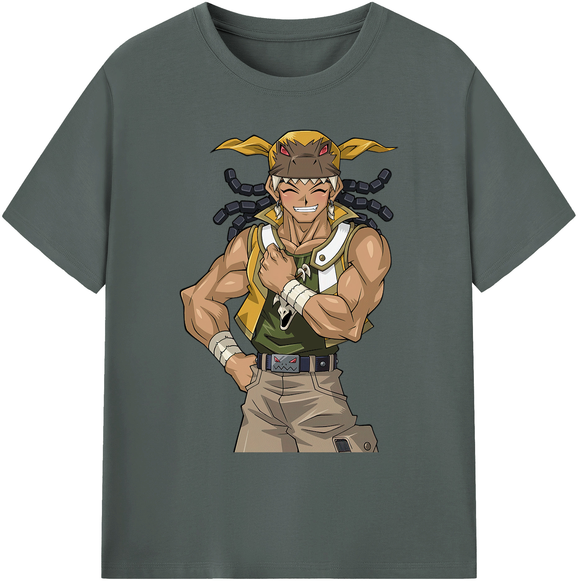 （画像用） 遊☆戯☆王 Yu-Gi-Oh! 綿100％ メンズ半袖Tシャツ｜肌触りやわらか＆通気性
